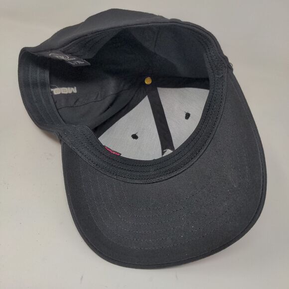 Volcom Men's Fitted Hat Black Size L/XL Embroidered Logo Cotton Blend - Picture 7 of 10